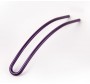 hair pin iridescent purple 9 cm