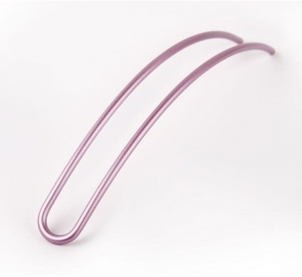 hair pin iridescent lilac 13 cm