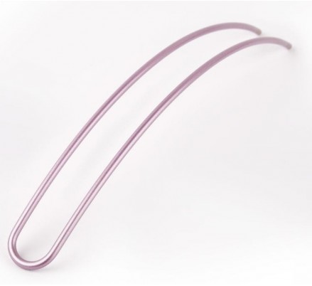 hair pin iridescent lilac 13 cm