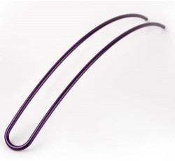 hair pin iridescent purple 17 cm