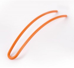 hair pin orange pastel 9 cm