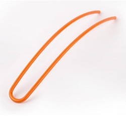 hair pin orange pastel 13 cm