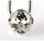 hair pin chromium stone swaroswski black diamond 13 cm